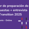 Taller online de preparación de propuestas EIC Transition