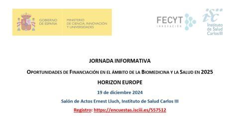 OPORTUNIDADES DE FINANCIACIÓN EN EL ÁMBITO DE LA BIOMEDICINA Y LA SALUD EN 2025