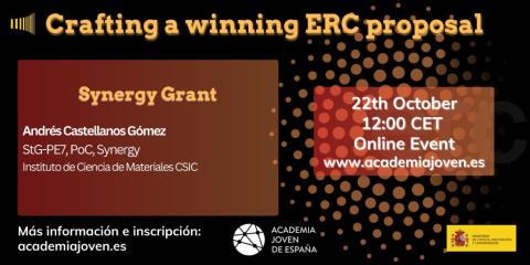 Evento ERC Workshop: Synergy Grant | 22 de octubre