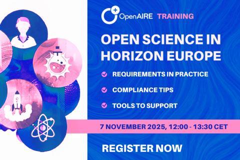 WEBINAR Requisitos de Ciencia Abierta en la práctica en Horizonte Europa