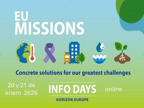 Infoday de Misiones Horizonte Europa, convocatorias 2026